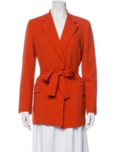 Pre-owned Theory Blazer In Orange
