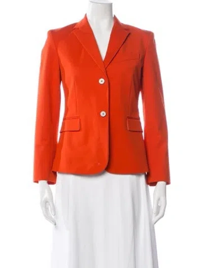 Pre-owned Theory Blazer In Orange