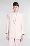 Theory Blazer In Pink