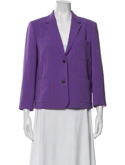 Pre-owned Theory Blazer In Purple