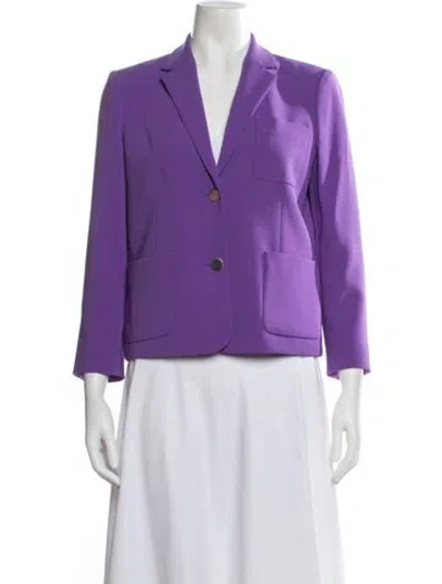 Pre-owned Theory Blazer In Purple