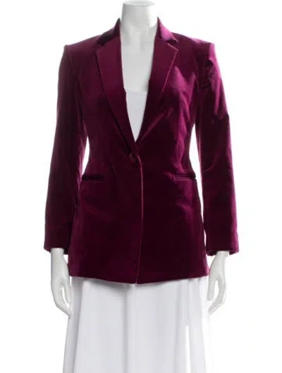 Pre-owned Theory Blazer In Purple