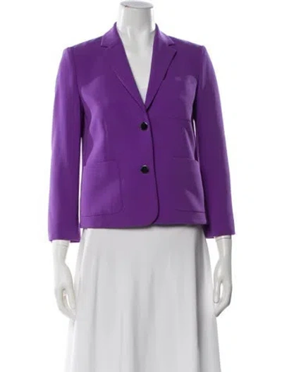 Pre-owned Theory Blazer In Purple