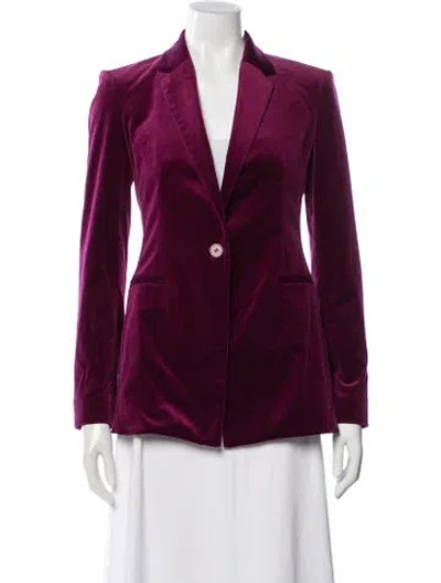 Pre-owned Theory Blazer In Purple