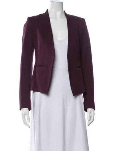Pre-owned Theory Blazer In Purple