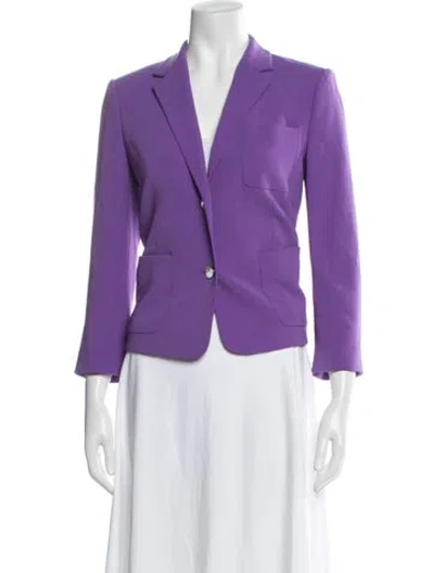 Pre-owned Theory Blazer In Purple