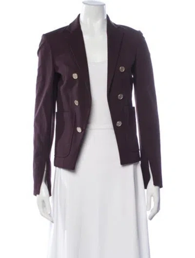 Pre-owned Theory Blazer In Purple
