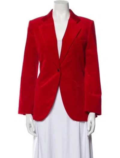 Pre-owned Theory Blazer In Red