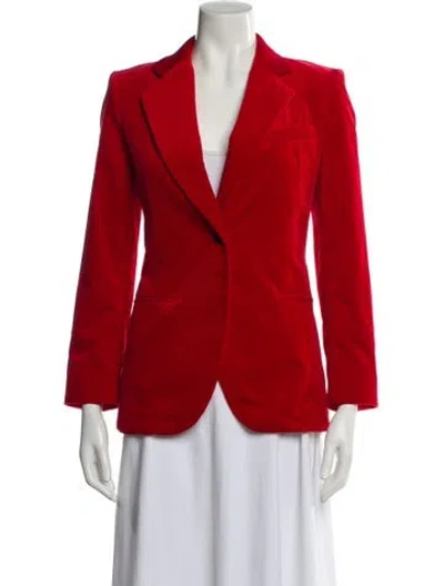Pre-owned Theory Blazer In Red