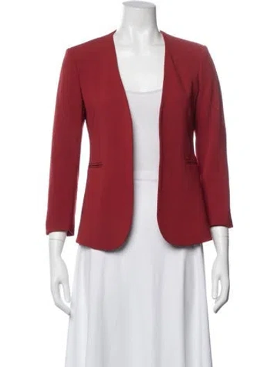 Pre-owned Theory Blazer In Red