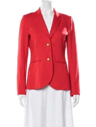 Pre-owned Theory Blazer In Red