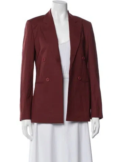 Pre-owned Theory Blazer In Red