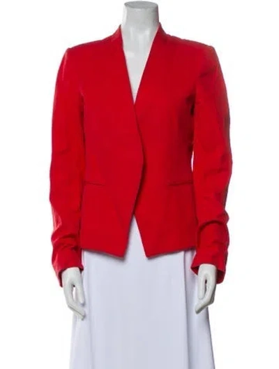 Pre-owned Theory Blazer In Red