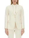 Theory Staple Blazer In Ivory