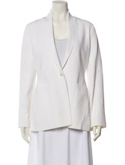 Pre-owned Theory Blazer In White