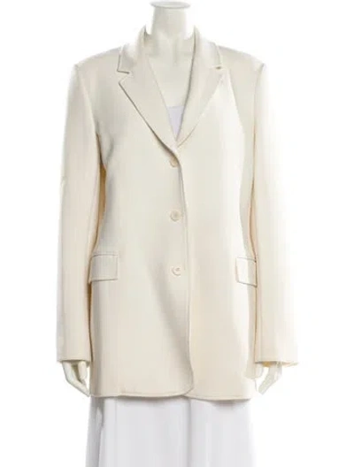 Pre-owned Theory Blazer In White