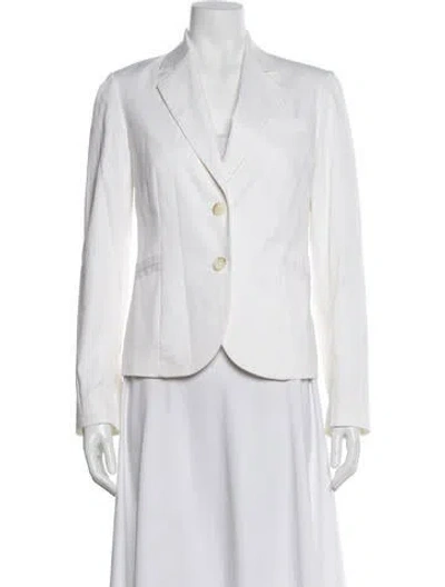 Pre-owned Theory Blazer In White