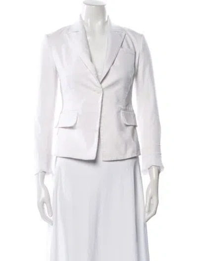 Pre-owned Theory Blazer In White