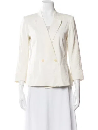 Pre-owned Theory Blazer In White