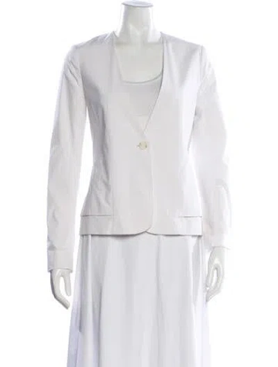 Pre-owned Theory Blazer In White