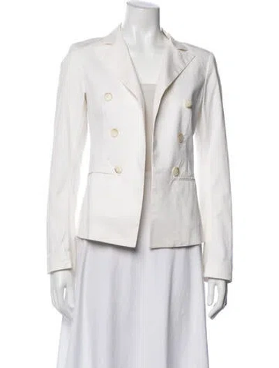 Pre-owned Theory Blazer In White