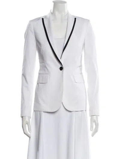 Pre-owned Theory Blazer In White