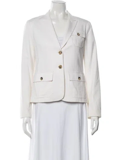 Pre-owned Theory Blazer In White
