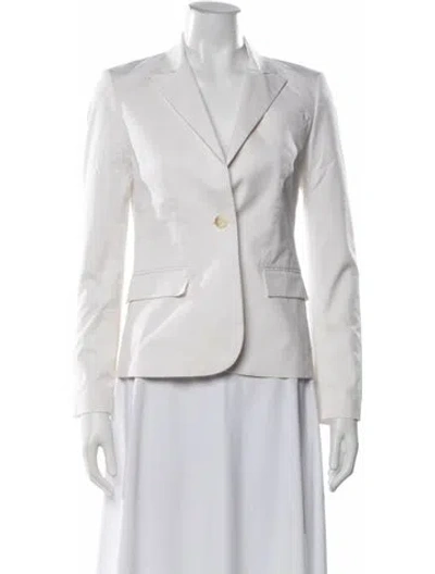 Pre-owned Theory Blazer In White