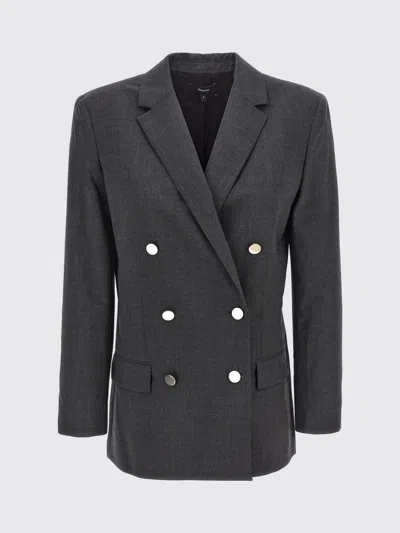 THEORY THEORY JACKET WOMAN COLOR GREY