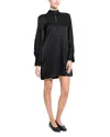 Theory Blouson Sleeve Dress In Black