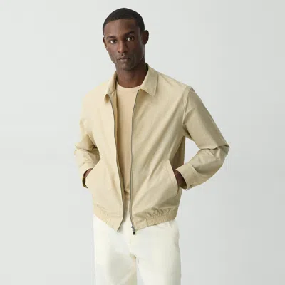 Theory Blouson Zip Jacket In Cotton-blend In Chino