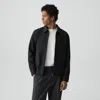 Theory Blouson Zip Jacket In Precision Piqué In Animal Print