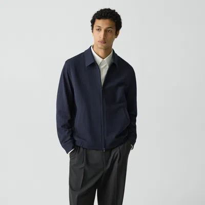 Theory Blouson Zip Jacket In Precision Piqué In Multi
