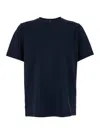 Theory Blue Crewneck T-shirt In Jersey Man