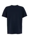 Theory Essential Crewneck Short Sleeve Tee In Blu