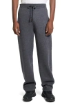 Theory Boiled Merino Wool Sweatpants In Gray