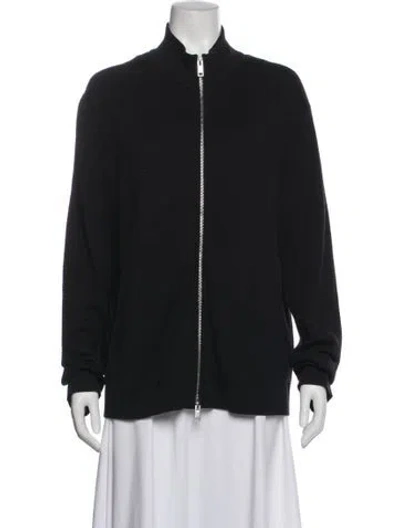 Pre-owned Theory Bomber Jacket In Black