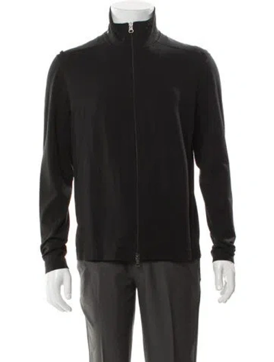 Pre-owned Theory Bomber Jacket In Black