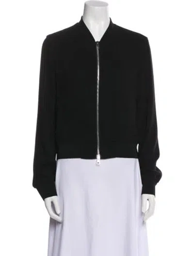 Pre-owned Theory Bomber Jacket In Black