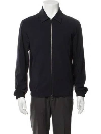 Pre-owned Theory Bomber Jacket In Black