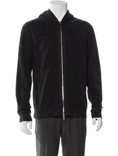 Pre-owned Theory Bomber Jacket In Black