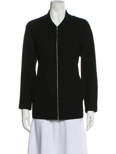 Pre-owned Theory Bomber Jacket In Black