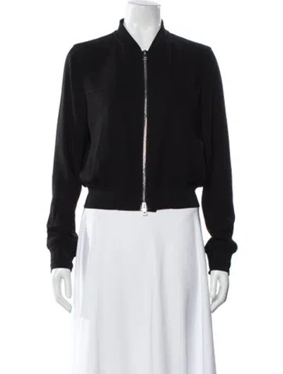 Pre-owned Theory Bomber Jacket In Black