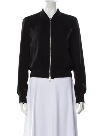 Pre-owned Theory Bomber Jacket In Black