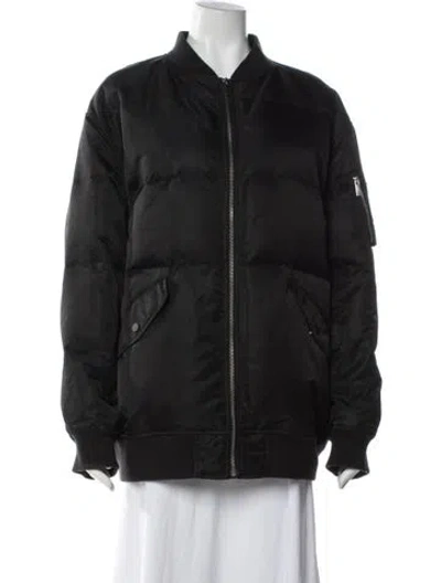 Pre-owned Theory Bomber Jacket In Black