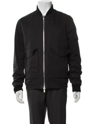 Pre-owned Theory Bomber Jacket In Black