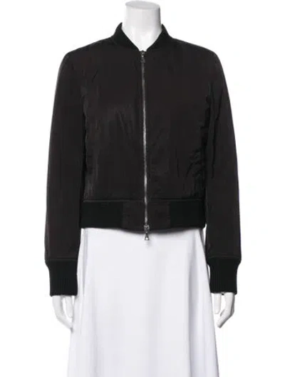 Pre-owned Theory Bomber Jacket In Black