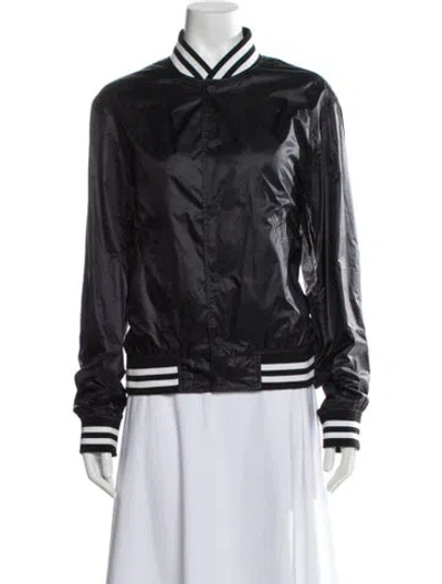 Pre-owned Theory Bomber Jacket In Black