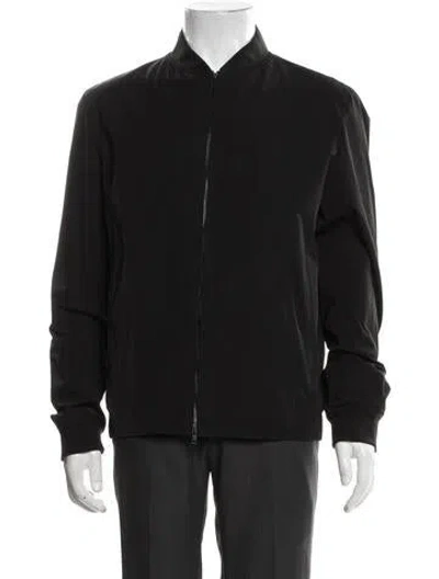 Pre-owned Theory Bomber Jacket In Black