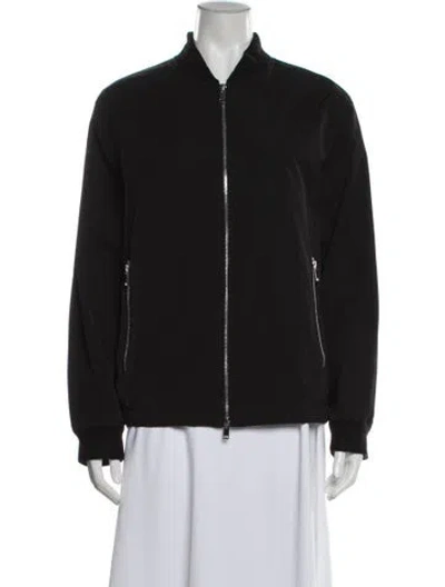 Pre-owned Theory Bomber Jacket In Black